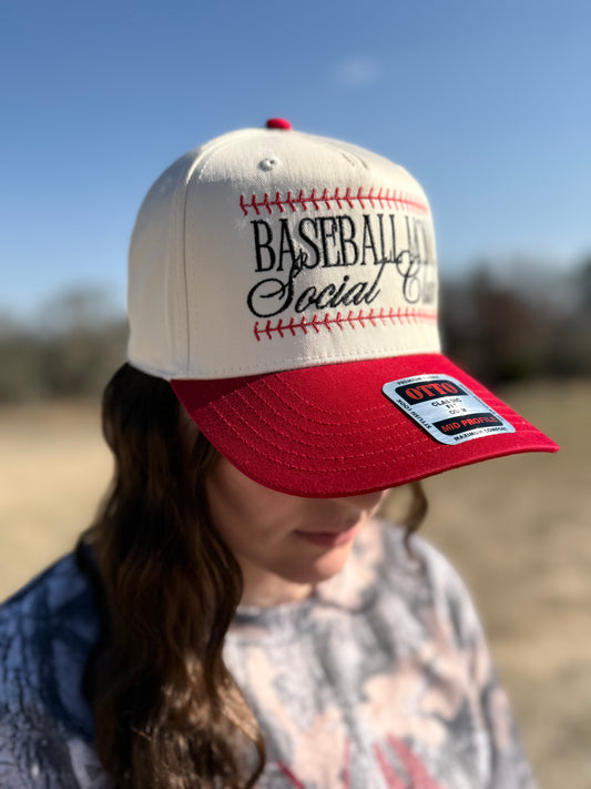 Baseball Mom Social Club Cap